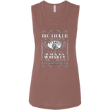 BIG LICKER SMOOTH B8803 Ladies' Flowy Muscle Tank