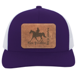 MISSOURI FOX TROTTER ON LEATHER 104C Trucker Snap Back - Patch