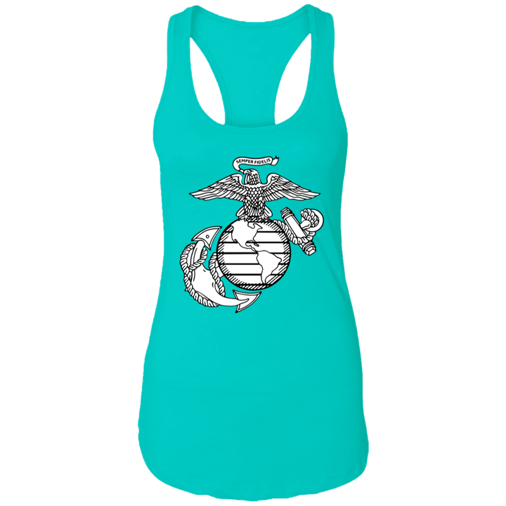USMC EGA Symbol NL1533 Ladies Ideal Racerback Tank
