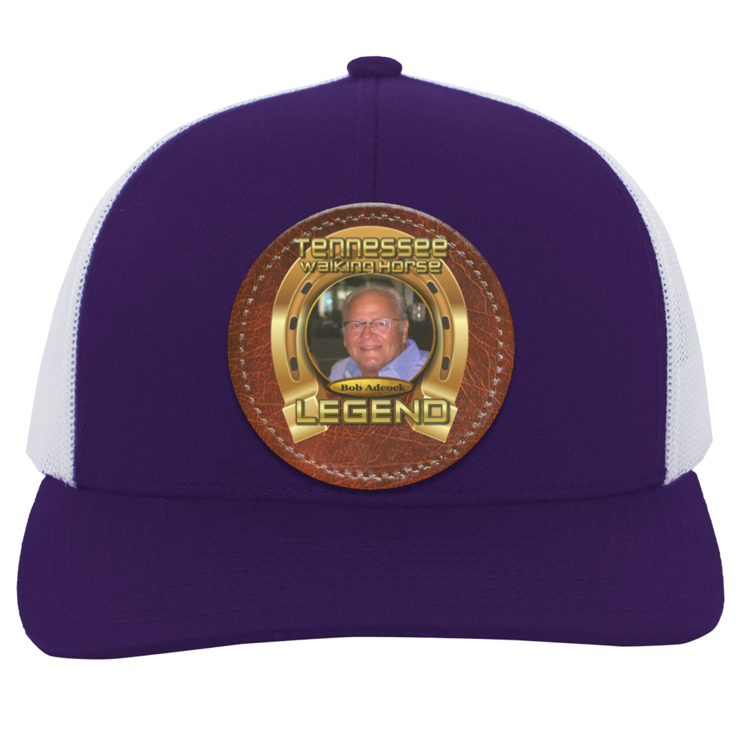 BOB ADCOCK (TWH LEGENDS) HAT 104C Trucker Snap Back - Patch
