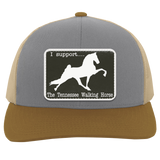 I SUPPORT THE TWH -RECTANGLE 104C Trucker Snap Back - Patch