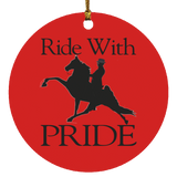 Ride With Pride SUBORNC Circle Ornament