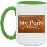 MY PONY NASHVILLE BRAND AM15OZ 15oz Accent Mug