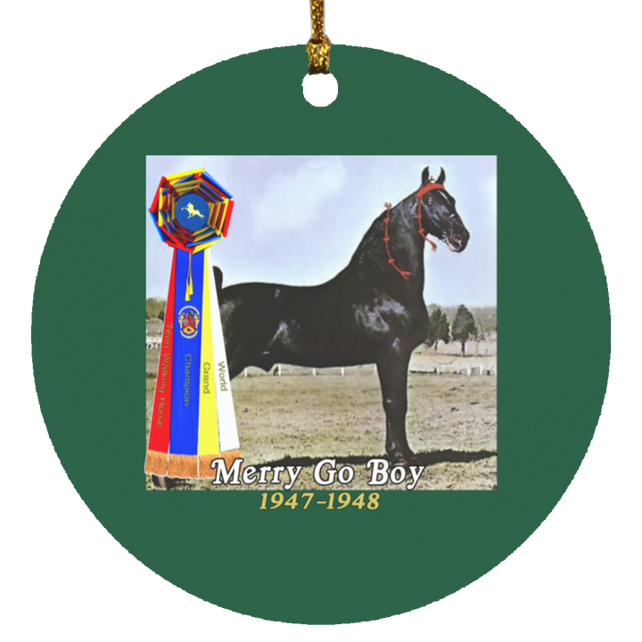 WGC MERRY GO BOY SUBORNC Circle Ornament