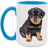 ROTTY PUPPY 1 AM15OZ 15oz. Accent Mug