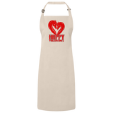 Horse Heart Happy Valentines RP150 Sustainable Unisex Bib Apron