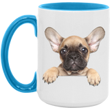 FRENCHIE PUPPY 21 AM15OZ 15oz. Accent Mug