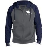 Missouri Fox Trotter LADY FINAL ART WHITE ST236 Men's Sport-Wick® Full-Zip Hooded Jacket