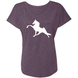 Tennessee Walking Horse Performance (WHITE) NL6760 Ladies' Triblend Dolman Sleeve