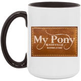 MY PONY NASHVILLE BRAND AM15OZ 15oz Accent Mug