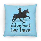 SHE FOUND HER LOVE (TWH pleasure)Bblack art ZP16 Medium Square Pillow