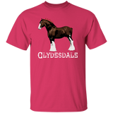 CLYDESDALE (STANDING) 4HORSE G500 5.3 oz. T-Shirt