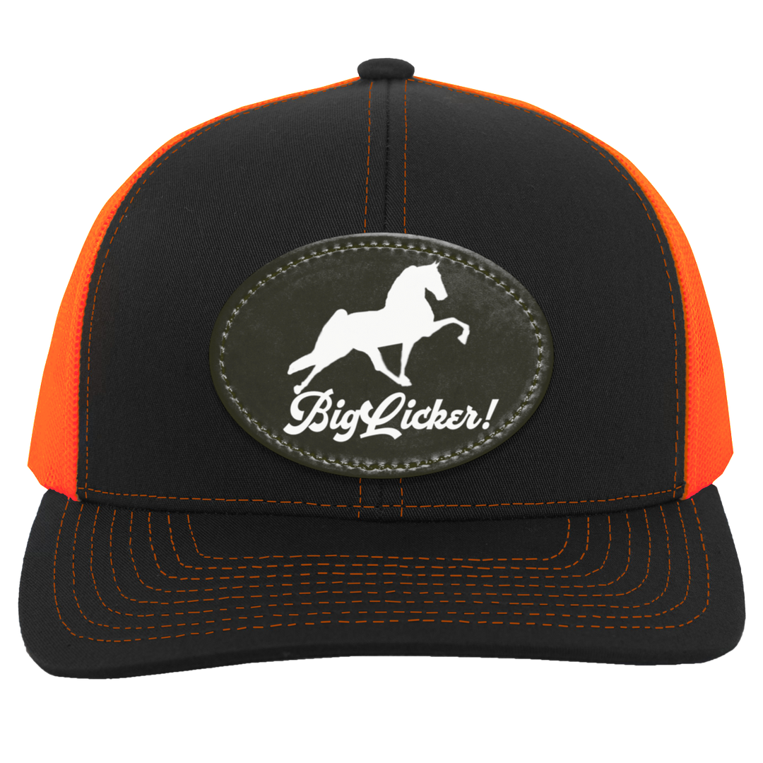 BIG LICKER PATCH HATTRUCKER HAT ( THREE SHAPES-12 COLORS AND STYLES)