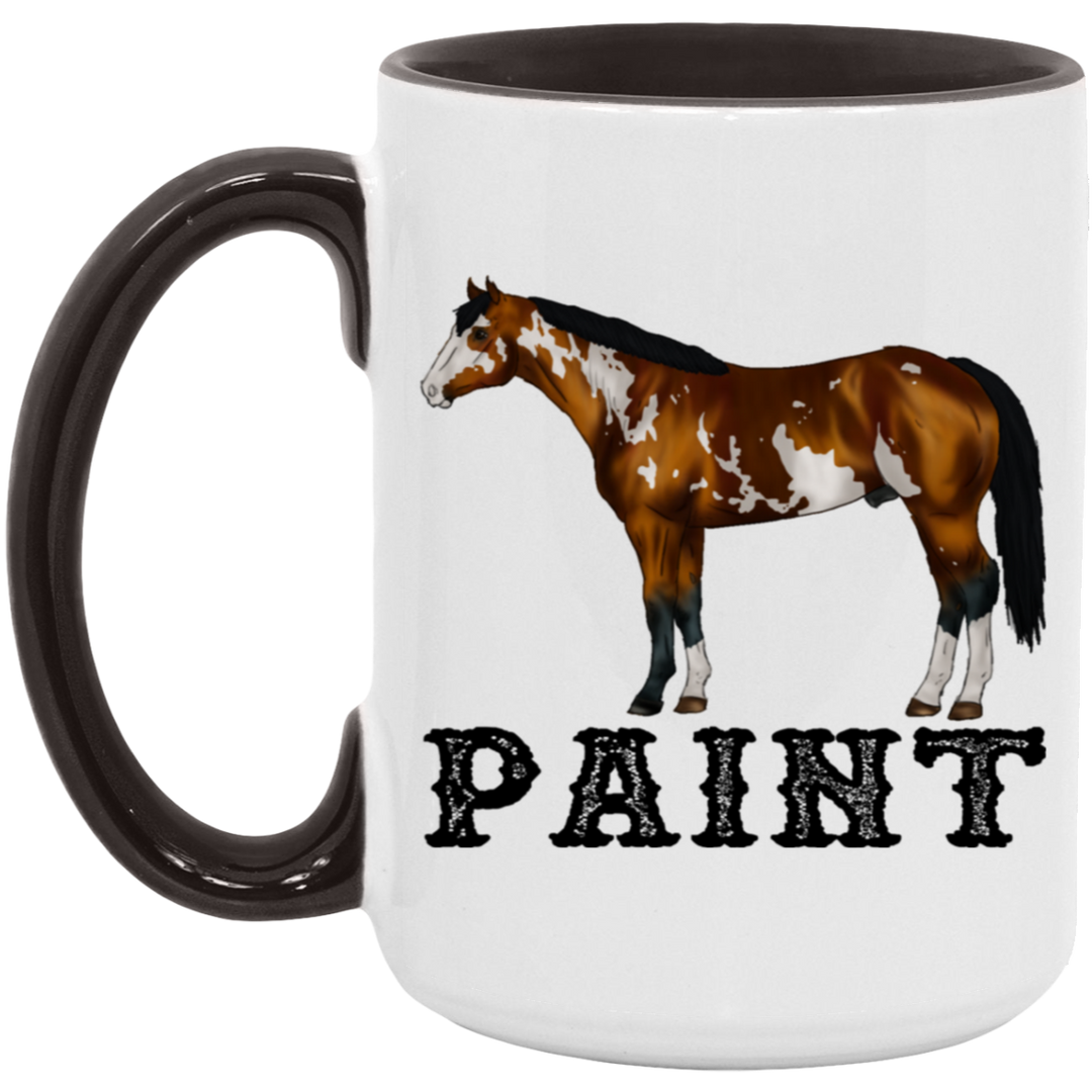 PAINT STYLE 1 4HORSE AM15OZ 15oz. Accent Mug