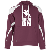 RACK ON RACKING (WHITE ART) 229546 Athletic Colorblock Fleece Hoodie