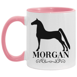 MORGAN STYLE 1 4HORSE AM11OZ 11 oz. Accent Mug