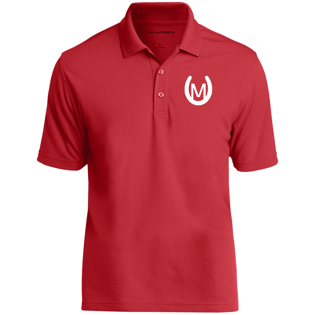 MANES RANCH (white) K110 Dry Zone UV Micro-Mesh Polo