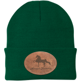 AMERICAN SADDLEBRED ON LEATHER CP90 Knit Cap - Patch