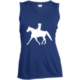 Missouri Fox Trotter LADY FINAL ART WHITE LST352 Ladies' Sleeveless V-Neck Performance Tee