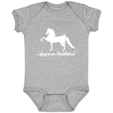American Saddlebred 2 (white) 4424 Infant Fine Jersey Bodysuit
