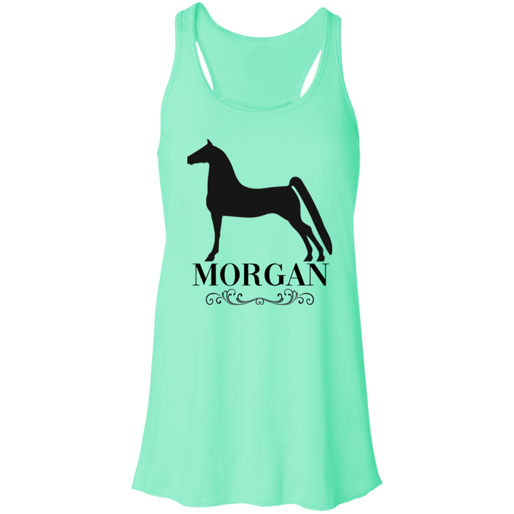 MORGAN STYLE 1 4HORSE B8800 Flowy Racerback Tank