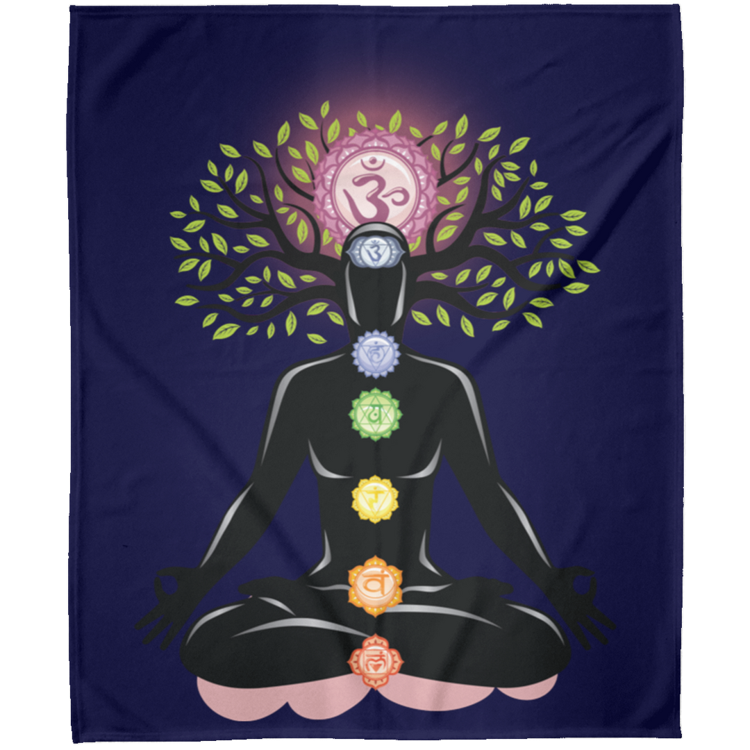CHAKRAS PLUSH BLANKET (12 STYLES AND SIZES)