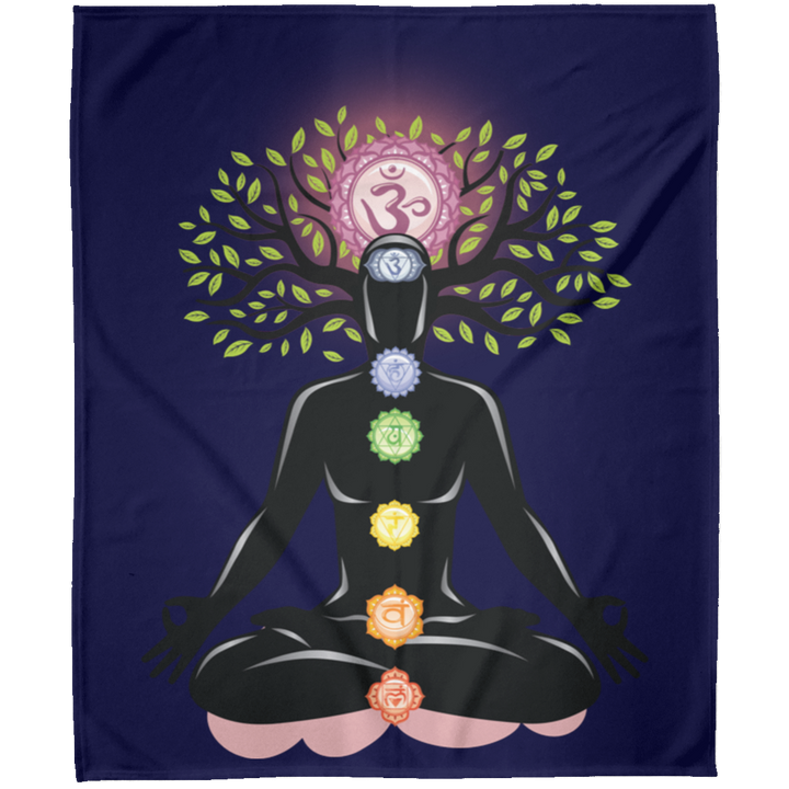 CHAKRAS PLUSH BLANKET (12 STYLES AND SIZES)