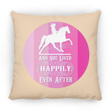 SHE LIVED HAPPILY TWH PLEASURE SHADES OF PINK ZP16 Medium Square Pillow