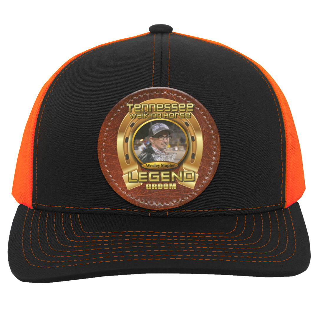 WESLEY STAPLER (TWH LEGENDS) HAT 104C Trucker Snap Back - Patch