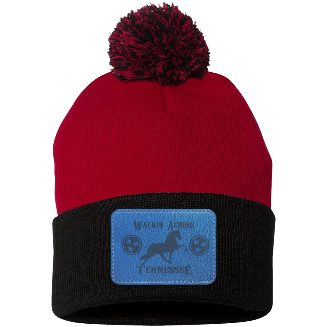 WALKIN ACROSS TENNESSEE TWH SP15 Pom Pom Knit Cap - Patch