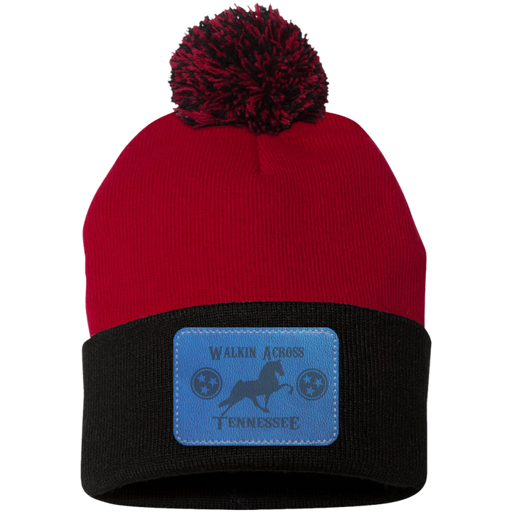 WALKIN ACROSS TENNESSEE TWH SP15 Pom Pom Knit Cap - Patch