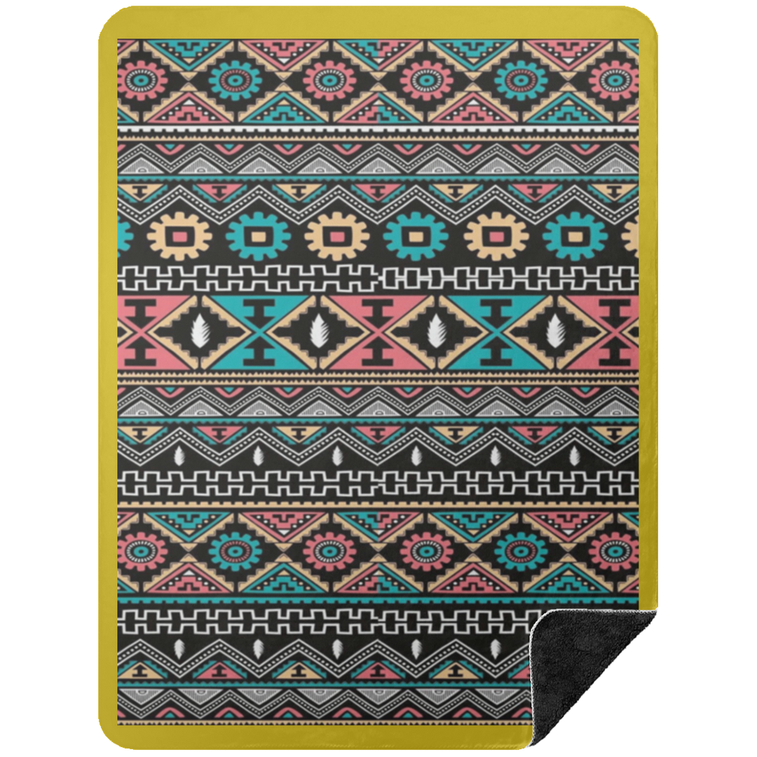 AZTEC 1 BSHL Premium Black Sherpa Blanket 60x80