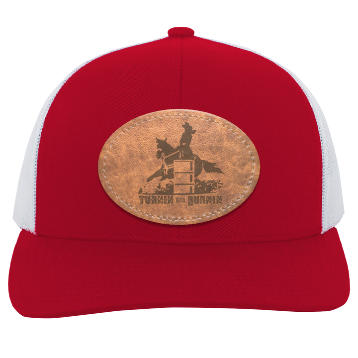 TURNIN AND BURNIN ON LEATHER 104C Trucker Snap Back - Patch