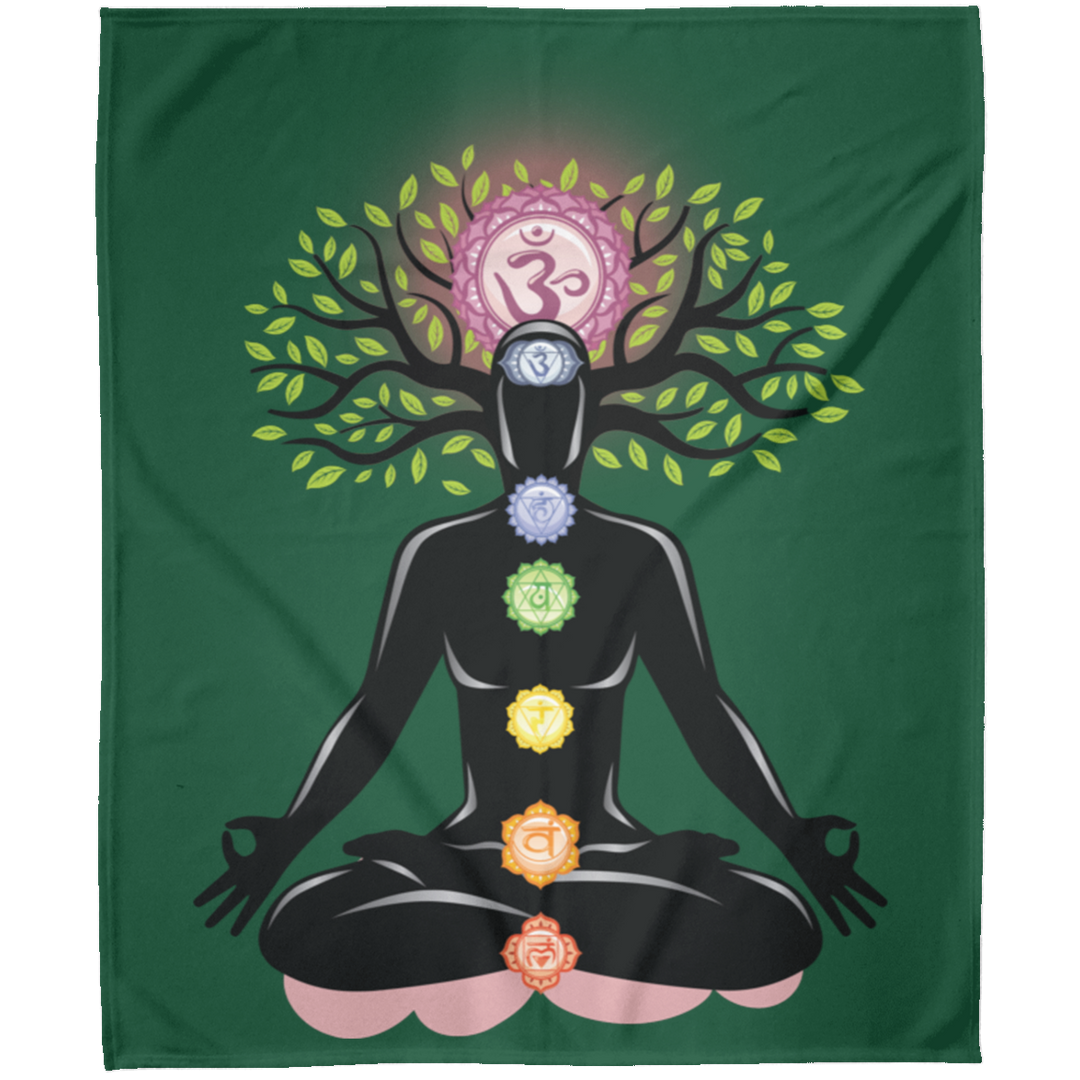 CHAKRAS PLUSH BLANKET (12 STYLES AND SIZES)