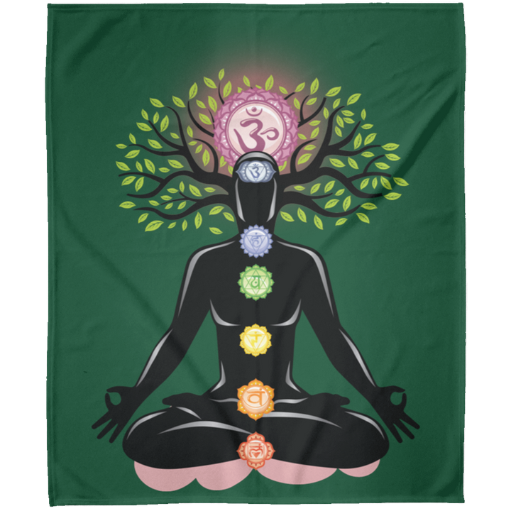 CHAKRAS PLUSH BLANKET (12 STYLES AND SIZES)