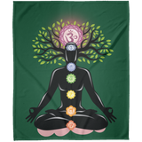 CHAKRAS PLUSH BLANKET (12 STYLES AND SIZES)