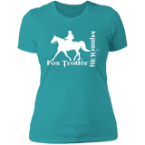 MISSOURI FOX TROTTER (white) 4HORSE NL3900 Ladies' Boyfriend T-Shirt
