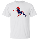 Rebel on the Rail Tennessee Walking Horse Performance G500 5.3 oz. T-Shirt