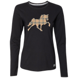 TENNESSEE WALKING HORSE DESIGN 3 JMD (BURBURY) 64LTTX Ladies’ Essential Dri-Power Long Sleeve Tee