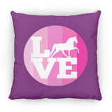 LOVE TWH PLEASURE SHADES OF PINK ZP18 Large Square Pillow