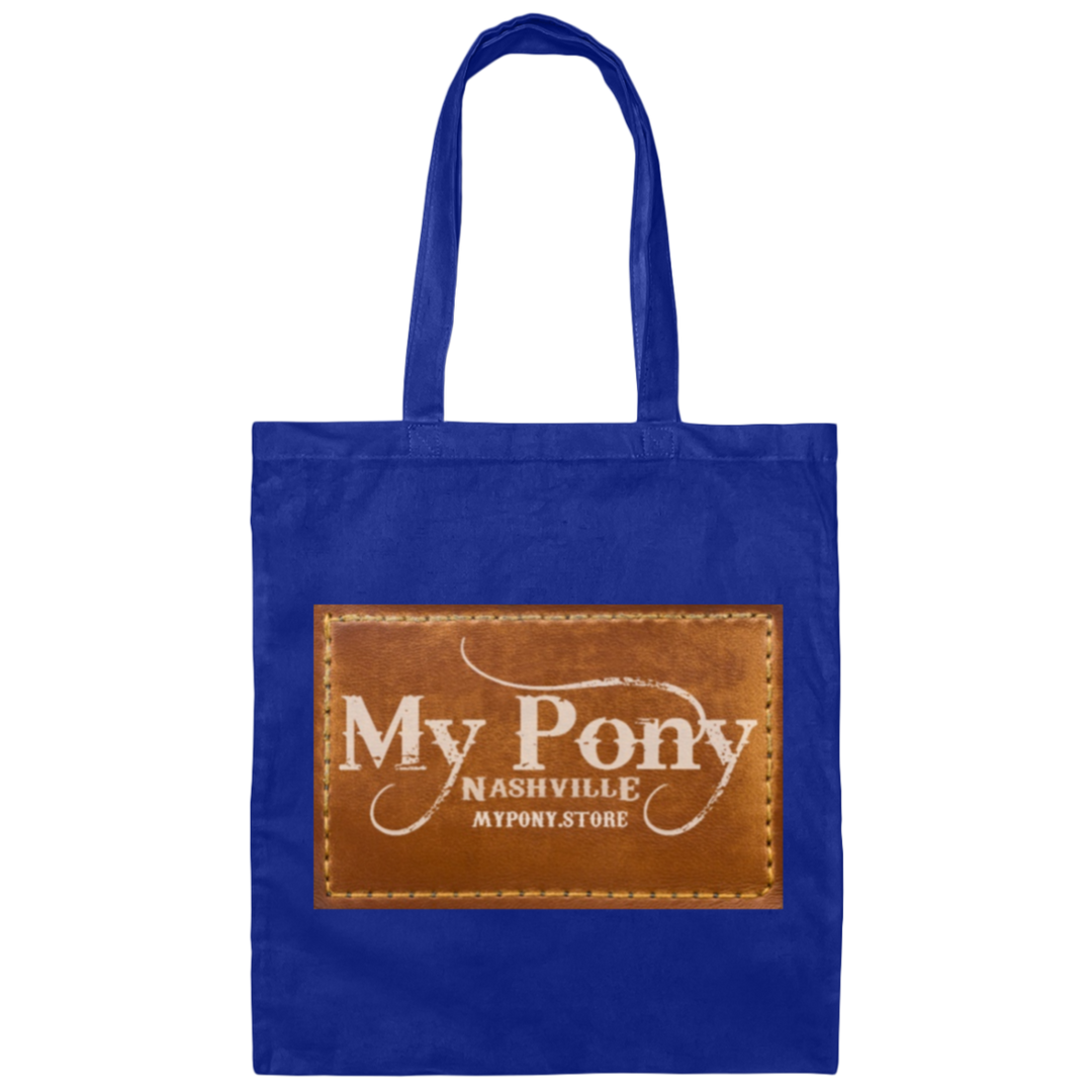 MY PONY NASHVILLE BRAND BE007 Canvas Tote Bag