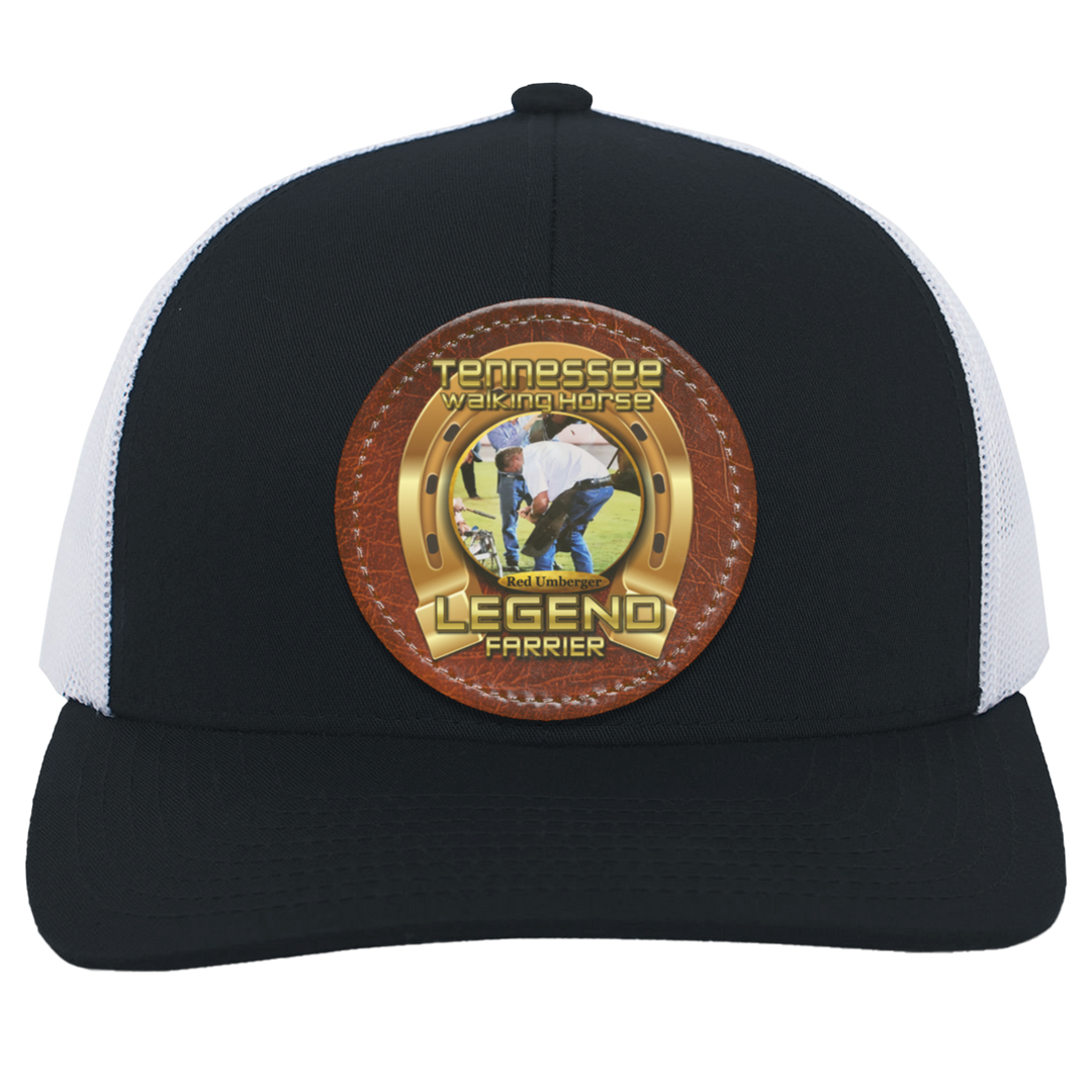 RED UMBERGER (TWH LEGENDS) HAT 104C Trucker Snap Back - Patch