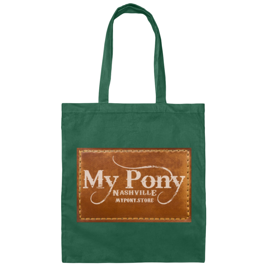 MY PONY NASHVILLE BRAND BE007 Canvas Tote Bag