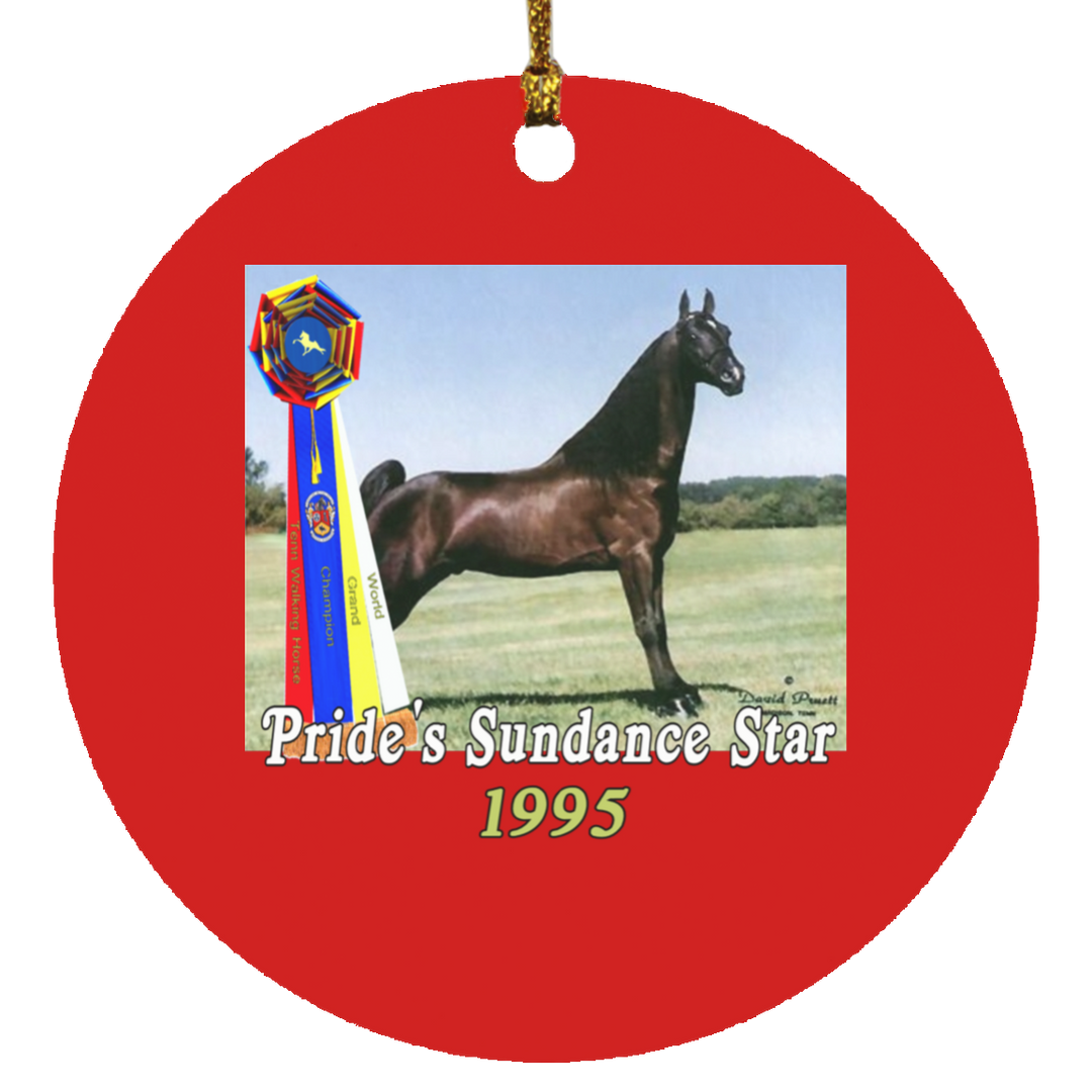 WGC PRIDES SUNDANCE STAR SUBORNC Circle Ornament