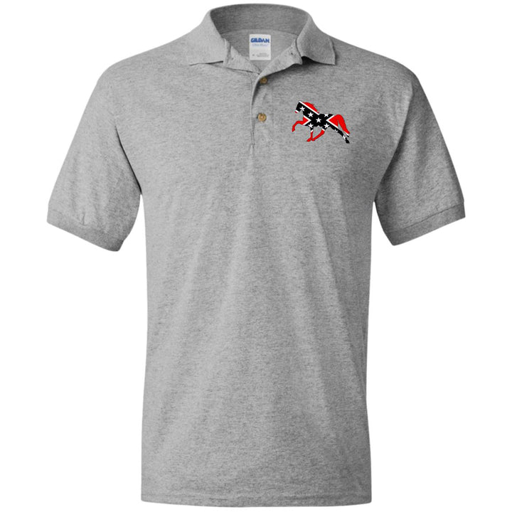 Rebel on the Rail Tennessee Walking Horse Pleasure G880 Jersey Polo Shirt