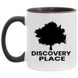 DISCOVERY PLACE LOGO 2023 DESIGN 2 ALL BLACK AM11OZ 11 oz. Accent Mug