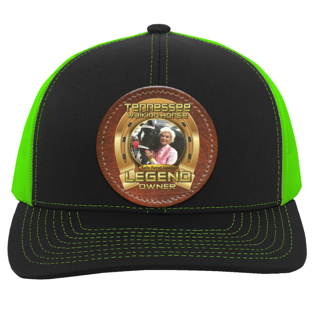 KATHY PARROTT JAMISON (TWH LEGENDS) HAT 104C Trucker Snap Back - Patch