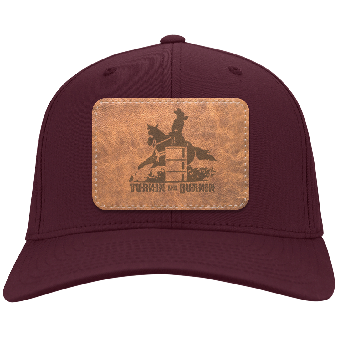 TURNIN AND BURNIN ON LEATHER CP80 Twill Cap - Patch