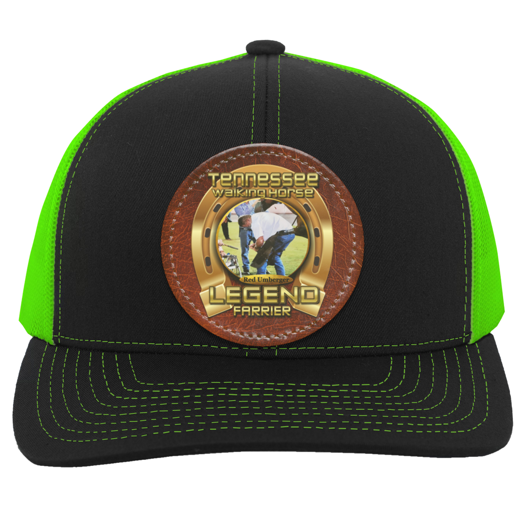 RED UMBERGER (TWH LEGENDS) HAT 104C Trucker Snap Back - Patch