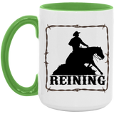 REINING STYLE 1 4HORSE AM15OZ 15oz. Accent Mug